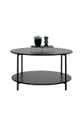 Stolik kawowy Vita czarny 80cm - House Nordic