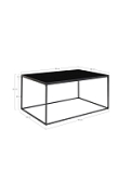 Stolik kawowy Vita czarny 60x90cm - House Nordic