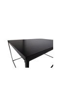 Stolik kawowy Vita czarny 60x90cm - House Nordic