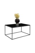 Stolik kawowy Vita czarny 60x90cm - House Nordic