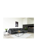Stolik kawowy Vita czarny 60x90cm - House Nordic