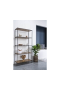 Regał Vita 5 półek dąb naturalny - House Nordic