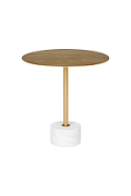 Stolik kawowy Lecco 51cm złoty - House Nordic