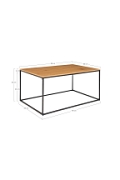 Stolik kawowy Vita dąb naturalny 60x90cm - House Nordic