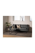 Stolik Barossa 40x40cm czarny marmur - ACTONA