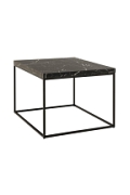 Stolik Barossa 60x60cm czarny marmur - ACTONA