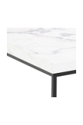 Stolik Barossa 60x60cm biały marmur - ACTONA