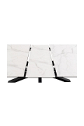 Stół Heaven rozkładany white Akranes 200/240x100 cm - ACTONA