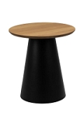 Stolik Soli 45cm dąb/czarny - ACTONA