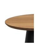 Stolik Soli 45cm dąb/czarny - ACTONA