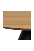 Stolik Soli 85cm dąb/czarny - ACTONA