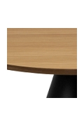 Stolik Soli 65cm dąb/czarny - ACTONA