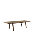 Zestaw 2 dodatkowych blatów A-Line do stołu 200x95cm dąb dymiony - ACTONA