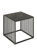 Stolik kawowy Strington 40x40cm marmur czarny - ACTONA