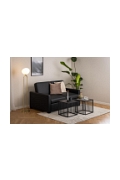 Stolik kawowy Strington 40x40cm marmur czarny - ACTONA