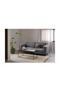 Stolik Barossa 110x55cm czarny marmur - ACTONA