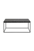 Stolik Barossa 110x55cm czarny marmur - ACTONA