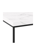 Stolik Barossa 110x55cm biały marmur - ACTONA