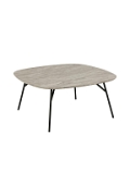 Stolik kawowy Caracas 90x90cm szary marmur - ACTONA