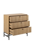 Komoda Albany 3 szuflady dąb naturalny - ACTONA