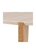 Stolik kawowy Dockland śr. 80cm trawertyn/dąb - ACTONA