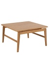 Stolik kawowy Essex 80x80cm dąb ( Rozmiar: uniwersalny )