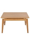 Stolik kawowy Essex 80x80cm dąb ( Rozmiar: uniwersalny )