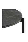 Stolik kawowy Lamoine 70cm czarny - ACTONA