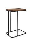 Stolik pomocniczny Meleto akacja/ czarny ( Rozmiar: uniwersalny )