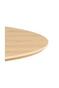 Stół Cadiz okrągły 120cm naturalny/czarny - ACTONA