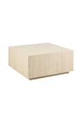 Stolik kawowy Dice 90x90cm trawertyn - ACTONA