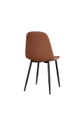 Krzesło Stockholm brązowe vintage PU/ czarne - House Nordic