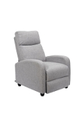 Fotel rozkładany Recliner Dream szary - Intesi