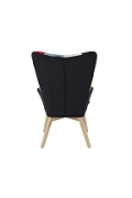 Fotel uszak Helsinki multikolor patchwork - Intesi