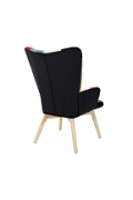 Fotel uszak Helsinki multikolor patchwork - Intesi
