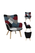 Fotel Uszak szeroki patchwork - Intesi
