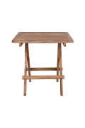 Stolik pomocniczy Bilbao 50x50cm naturalny tekowy - House Nordic