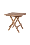 Stolik pomocniczy Bilbao 50x50cm naturalny tekowy - House Nordic