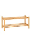 Półka na buty Manaus Intesi bambusowa naturalna do przedpokoju minimalistyczna 70 cm ( Rozmiar: uniwersalny )