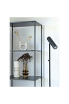 Lampa stojąca Paris czarna nowoczesna stalowa do salonu i sypialni Intesi 150 cm ( Rozmiar: uniwersalny )