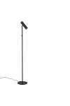 Lampa stojąca Paris czarna nowoczesna stalowa do salonu i sypialni Intesi 150 cm ( Rozmiar: uniwersalny )