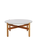 Stolik kawowy Terracina 84,5cm akacja/terrazzo - House Nordic