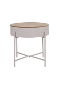 Stolik pomocniczy Sisco kaszmirowy/naturalny - House Nordic