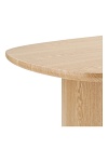 Stół Serra owalny drewniany do jadalni 110x210 cm skandynawski ( Rozmiar: uniwersalny )