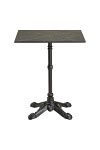 House Nordic Stół bistro szary marmur 60x60 do jadalni na jednej nodze ( Rozmiar: uniwersalny )