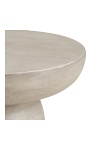 Stolik kawowy Bonnet okrągły szary 70 cm nowoczesny do salonu ( Rozmiar: uniwersalny )