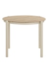 Stół Abela okrągły 90 cm do jadalni nowoczesny piaskowy/naturalny ( Rozmiar: uniwersalny )
