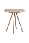 Stół Barletta bistro okrągły taupe 70 cm do ogrodu i na taras ( Rozmiar: uniwersalny )