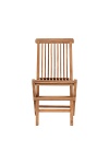 Krzesło dziecięce Toledo Kids drewniane tekowe skandynawskie do jadalni ( Rozmiar: uniwersalny )