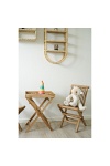 Krzesło dziecięce Toledo Kids drewniane tekowe skandynawskie do jadalni ( Rozmiar: uniwersalny )